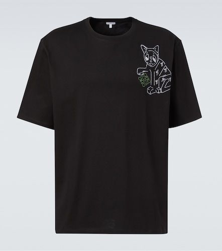 X Louis Wain camiseta de jersey de algodón bordada - Loewe - Modalova