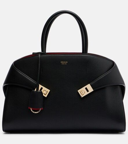 Hug Medium leather top-handle bag - Ferragamo - Modalova
