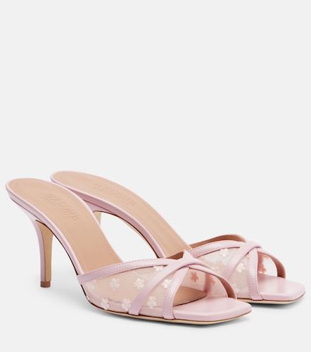 Mules Perla 70 in pelle e mesh - Malone Souliers - Modalova