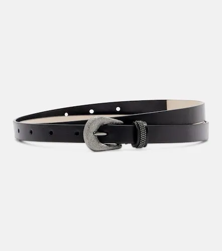 Monili leather belt - Brunello Cucinelli - Modalova