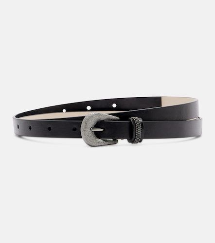 Monili leather belt - Brunello Cucinelli - Modalova