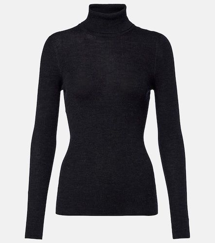 Pullover in lana, seta e cashmere a coste - Agnona - Modalova