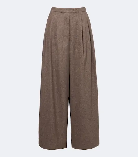 Pleated wool wide-leg pants - 'S Max Mara - Modalova