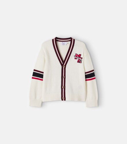 X Maison Kitsuné cárdigan de algodón y cachemir - Bonpoint - Modalova