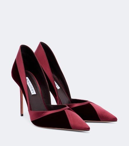 Pumps Shadow aus Samt und Satin - Aquazzura - Modalova