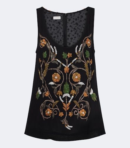 Dries Van Noten Top bordado floral - Dries Van Noten - Modalova