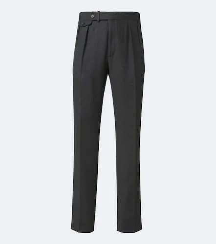 Pantalones rectos Gregory de lana plisados - Ralph Lauren Purple Label - Modalova