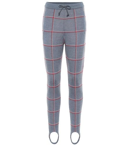 Checked wool stirrup pants - Undercover - Modalova