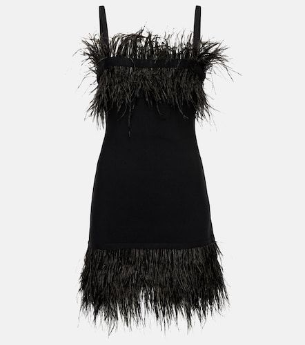 Miniabito Etta in maglia con piume - Staud - Modalova