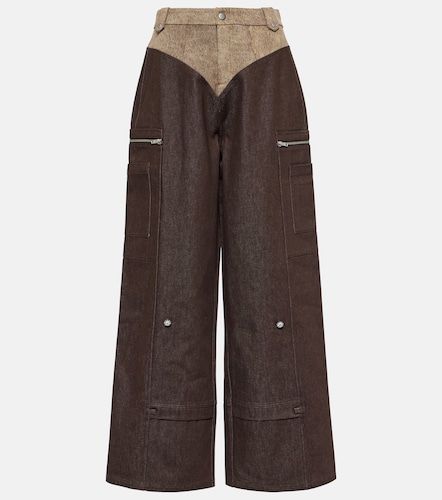 Pantaloni cargo in cotone a gamba larga - Didu - Modalova