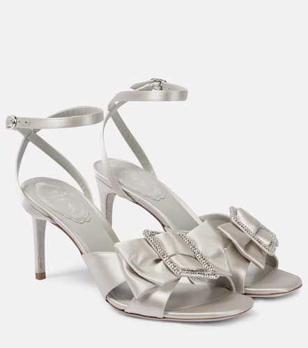 Bow-embellished satin sandals - Rene Caovilla - Modalova