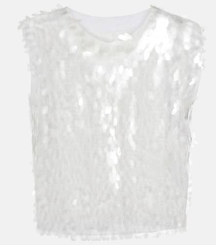 Norma Kamali Sequined crop top - Norma Kamali - Modalova