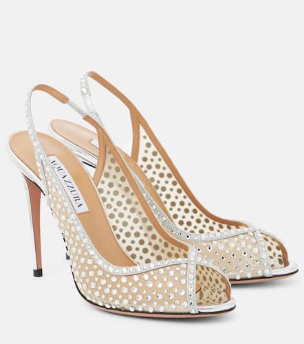 Crystal Lover 105 embellished sandals - Aquazzura - Modalova