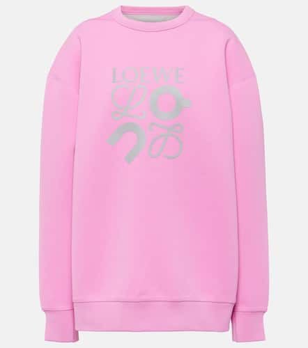 Loewe x On logo jersey sweatshirt - Loewe - Modalova