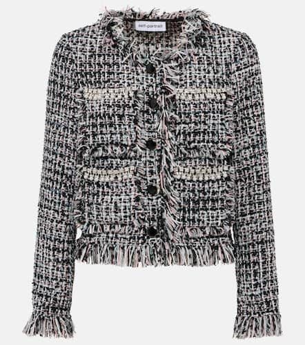 Fringed bouclÃ© jacket - Self-Portrait - Modalova