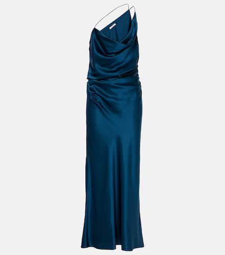 One-Shoulder-Maxikleid aus Seidensatin - The Sei - Modalova