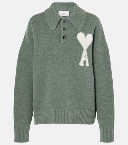 Ami De CÅur wool-blend polo sweater - Ami Paris - Modalova