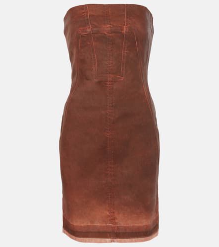 DRKSHDW denim bustier dress - Rick Owens - Modalova