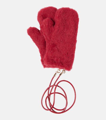 Ombrato wool and silk teddy mittens - Max Mara - Modalova