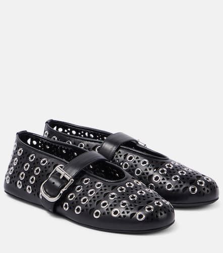 Alaïa Bailarinas Eyelets de piel - Alaia - Modalova