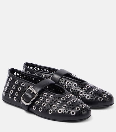 Alaïa Verzierte Ballerinas Vienne aus Leder - Alaia - Modalova