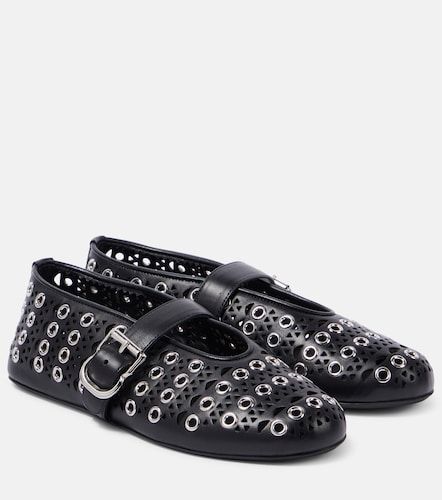 Vienne embellished leather ballet flats - Alaia - Modalova