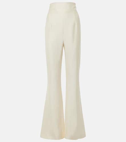 Galvan High-rise satin flared pants - Galvan - Modalova