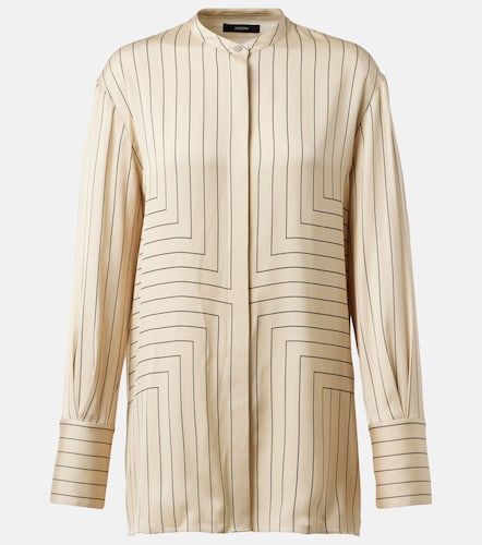 Athena striped silk-blend shirt - Joseph - Modalova