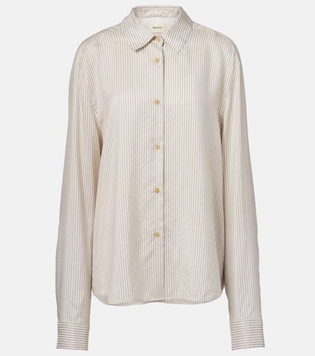 Khaite Camicia Agro in seta a righe - Khaite - Modalova