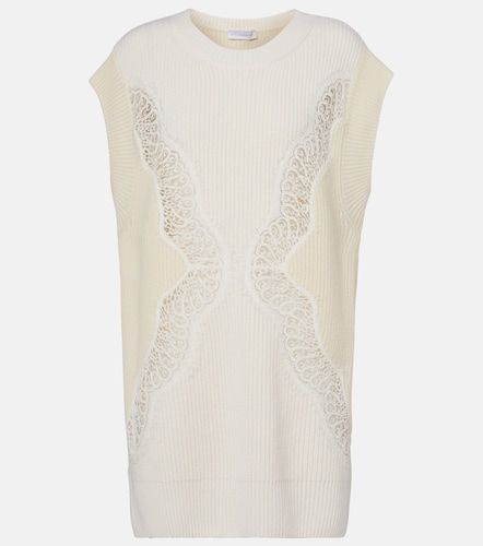 Chaleco de encaje de lana virgen - Stella McCartney - Modalova