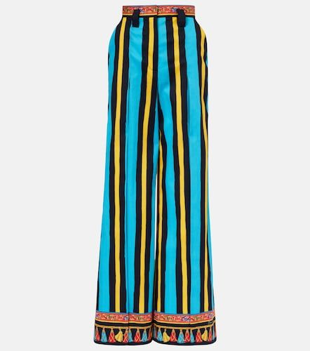 Pantaloni a gamba larga a righe - Dolce&Gabbana - Modalova