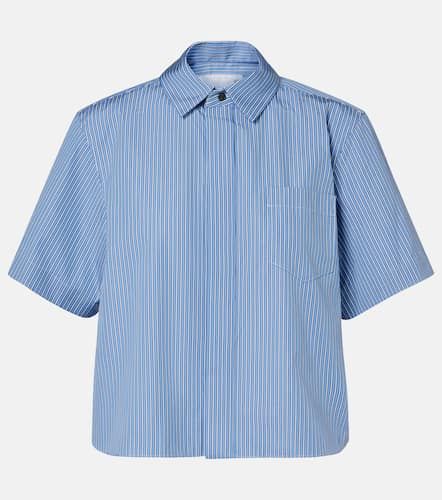 Sacai Striped cotton poplin shirt - Sacai - Modalova