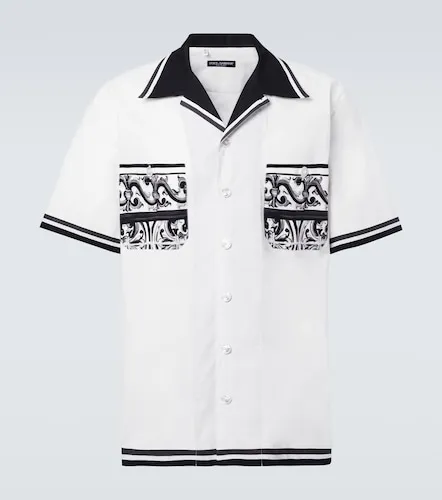 Camisa Majolica de algodón estampada - Dolce&Gabbana - Modalova