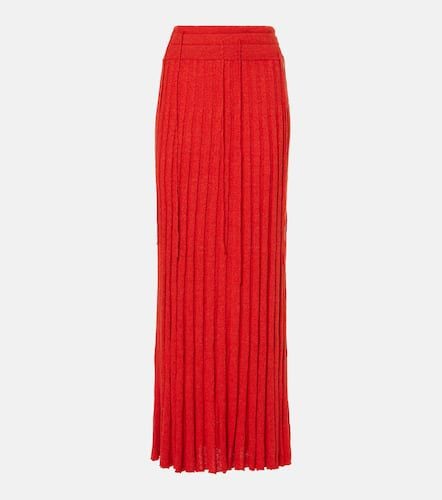 Linen and silk-blend maxi skirt - Christopher Esber - Modalova