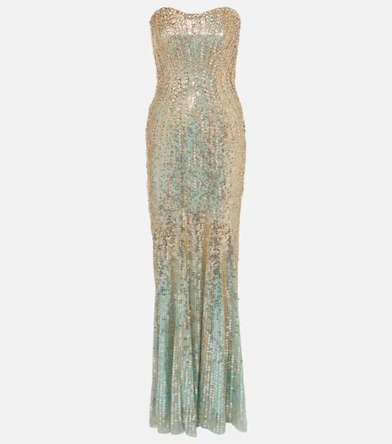Abito lungo Sarai con paillettes - Jenny Packham - Modalova