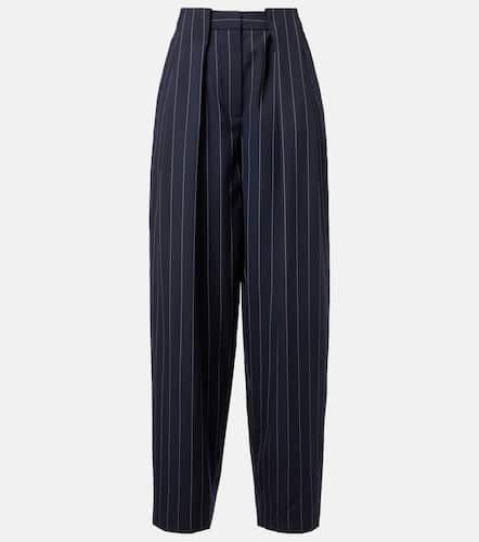 Pinstripe wool tapered pants - Stella McCartney - Modalova