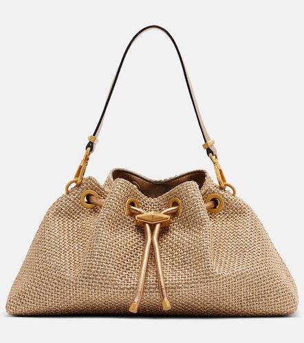 Cinch Medium raffia-effect shoulder bag - Jimmy Choo - Modalova