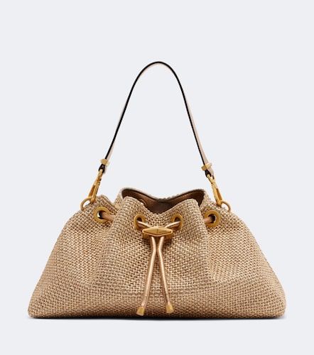 Cinch Small raffia-effect shoulder bag - Jimmy Choo - Modalova