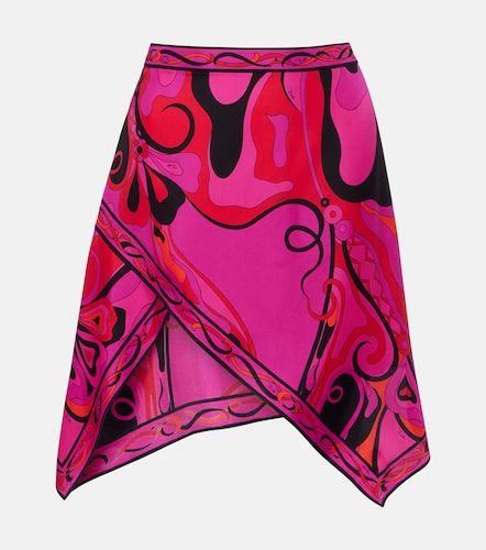 Pucci Orchidee silk twill miniskirt - Pucci - Modalova