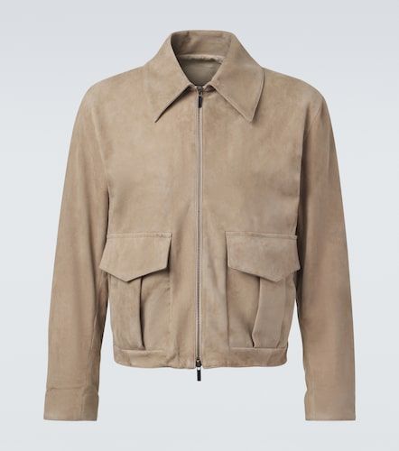 Stoffa Suede jacket - Stoffa - Modalova