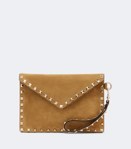 Pouch Rockstud Medium de ante - Valentino Garavani - Modalova