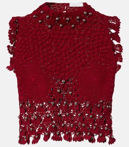 Rabanne Top in cotone crochet - Rabanne - Modalova