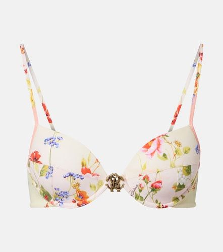 Top de bikini estampado - Roberto Cavalli - Modalova