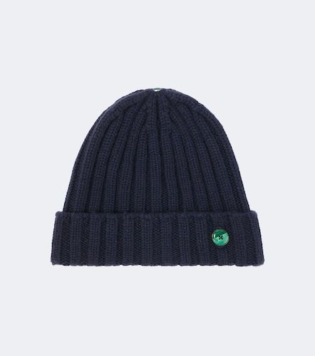 Berretto in cashmere a coste con malachite - God's True Cashmere - Modalova