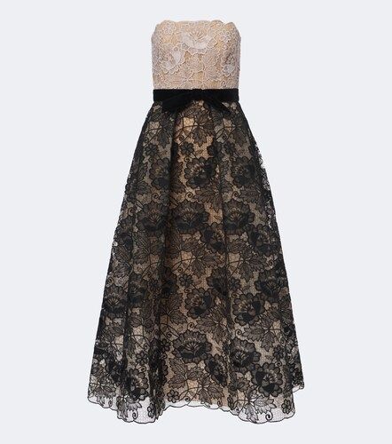 Abito da cocktail in pizzo guipure - Elie Saab - Modalova