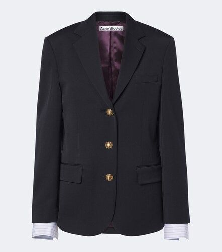 Acne Studios Blazer de lana a capas - Acne Studios - Modalova