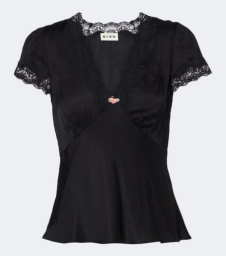 Rixo Top Karia aus Satin mit Spitze - Rixo - Modalova