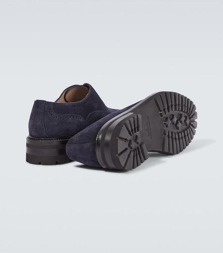 Manolo Blahnik Norton suede brogues - Manolo Blahnik - Modalova