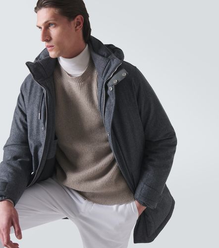 Zegna Pullover in cashmere a coste - Zegna - Modalova