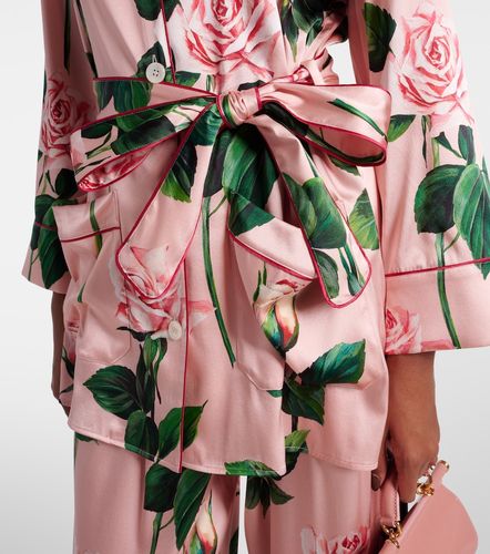 Dolce&Gabbana Pyjama-Hemd aus Satin - Dolce&Gabbana - Modalova